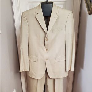Mens Size 42 Regular Oscar De La Renta Suit
